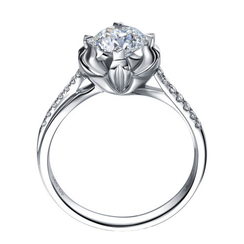 Diamond Sapphire Ring 14K Gold